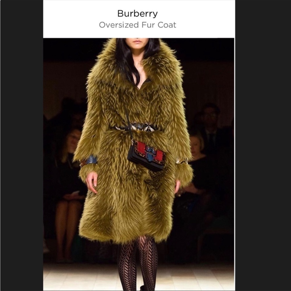 Burberry Fur New With Tags